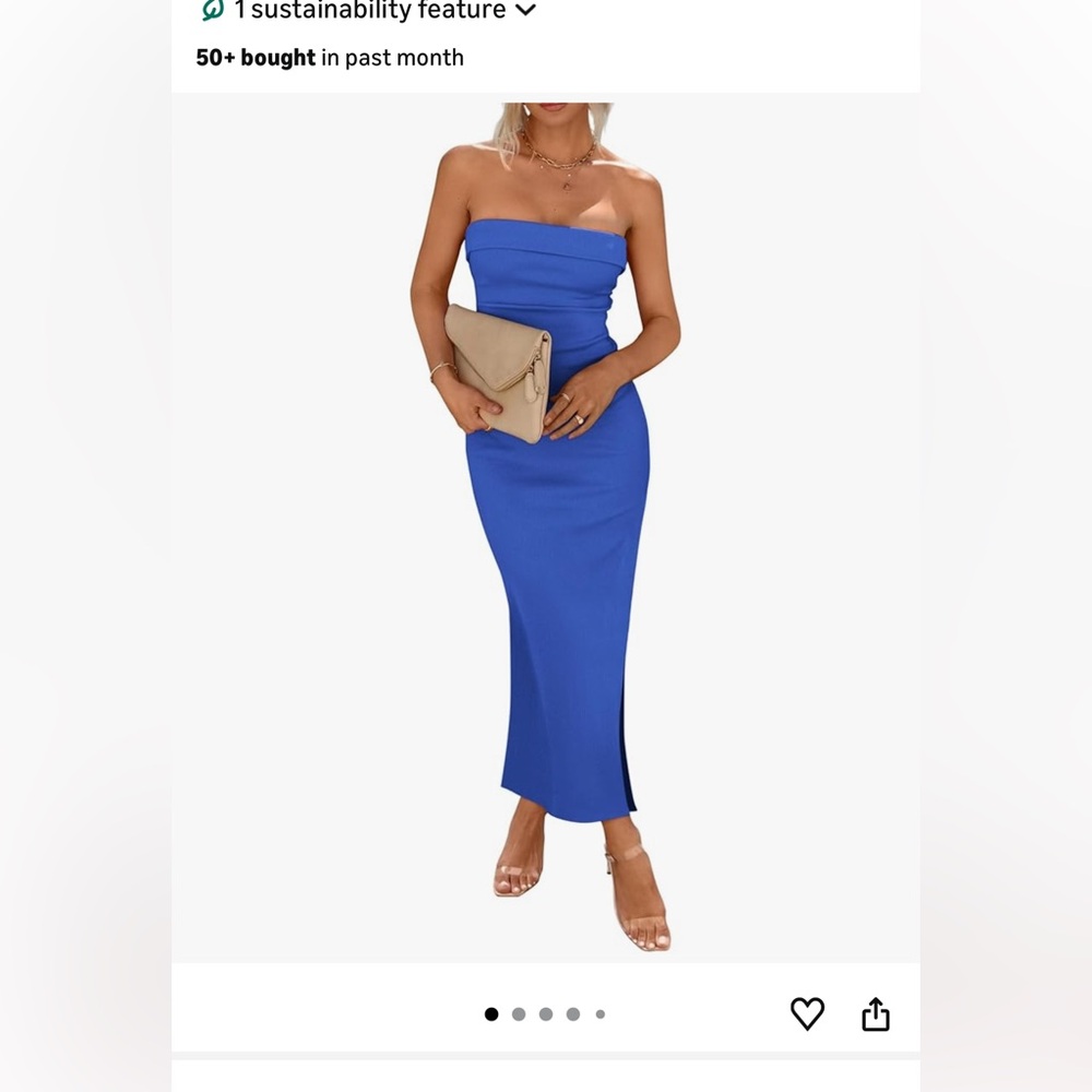 Amazon Maxi Tube Bodycon Dress